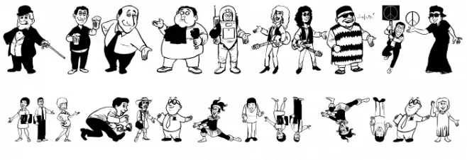 WillkommenLeute Font OTHER CHARS