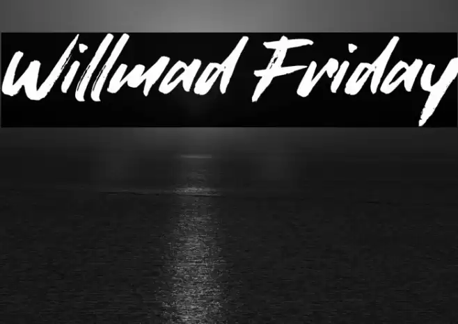 Willmad Friday Caratteri examples