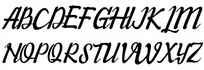 Willona Italic - PU Italic Polices MAJUSCULES