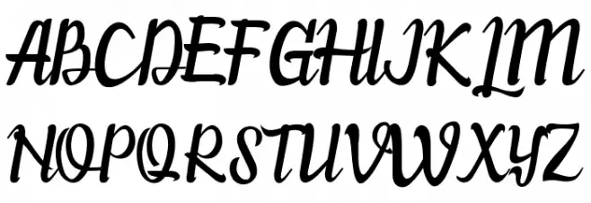 Willona - PU Schriftart Groß