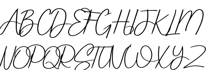 Willona Font UPPERCASE