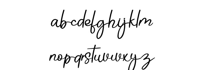 Willona Font LOWERCASE