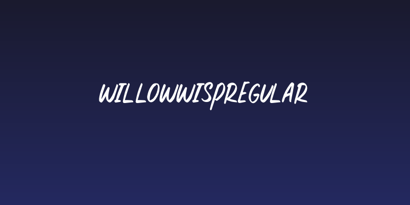 WillowWispRegular Social Header