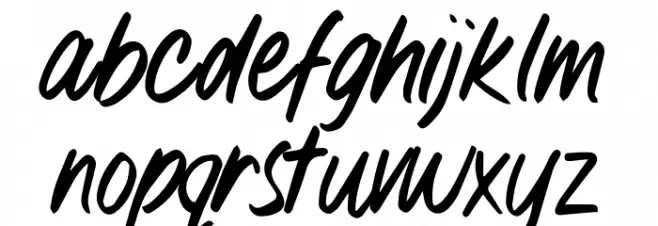 WillowWispRegular Font LOWERCASE