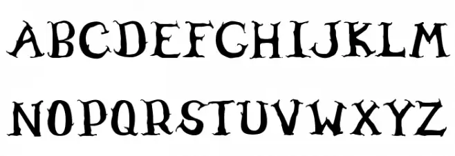Willowheart Font UPPERCASE