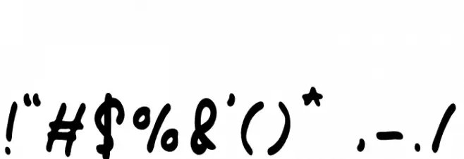 Willstones Font OTHER CHARS