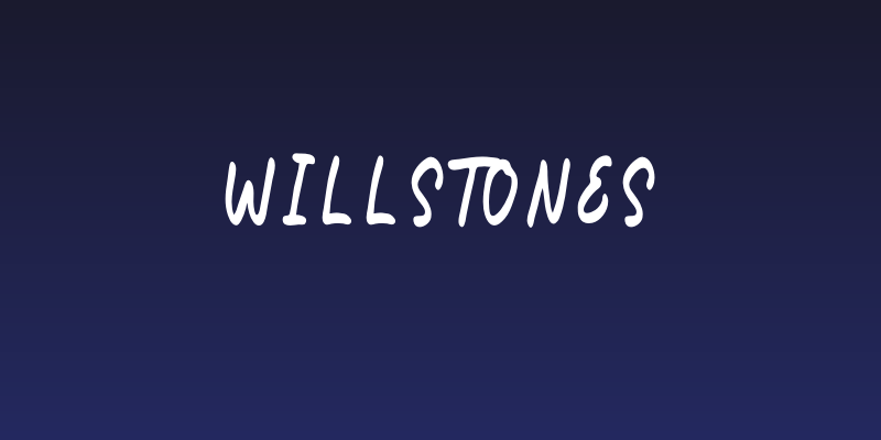 Willstones Social Header