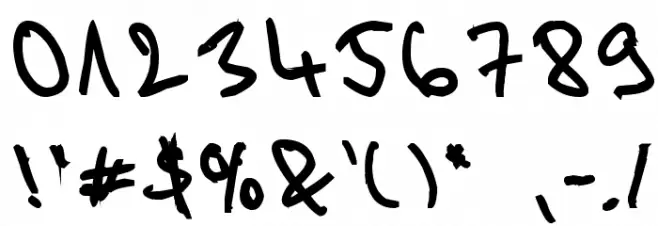 Willy 2 Font OTHER CHARS