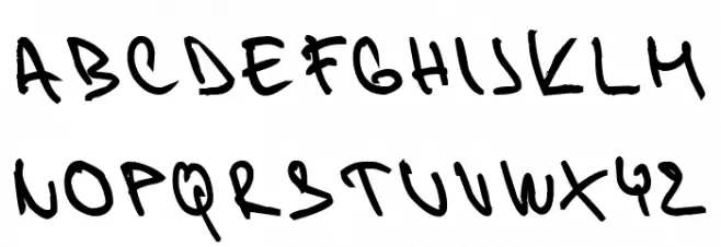 Willy 2 Шрифта ВЕРХНИЙ