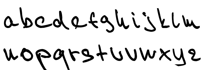 Willy 2 Font LOWERCASE