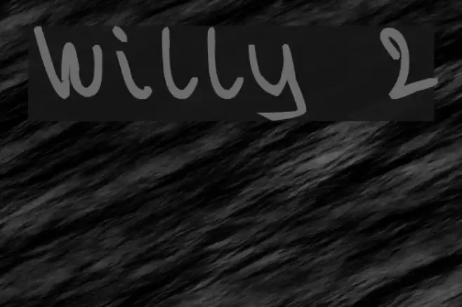 Willy 2 Font examples