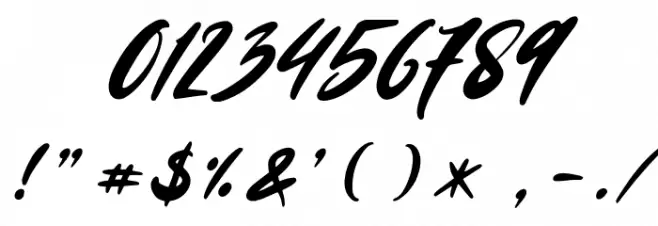 Willy Brothers Font OTHER CHARS