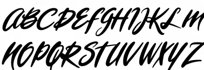Willy Brothers Schriftart Groß