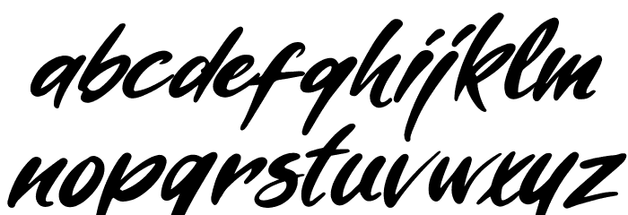Willy Brothers Font LOWERCASE