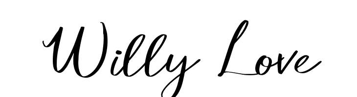 Willy Love  Free Fonts Download
