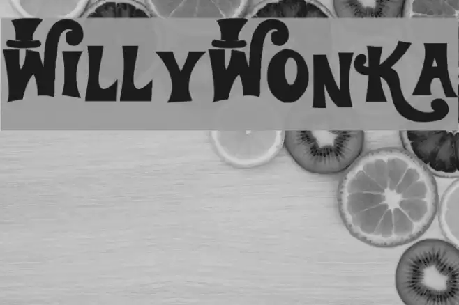 WillyWonka Font examples