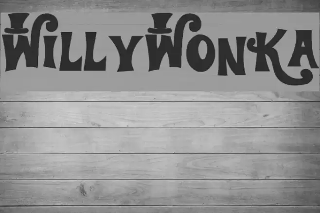 WillyWonka Font examples