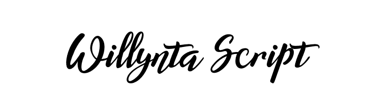 Willynta-Script  baixar fontes gratis
