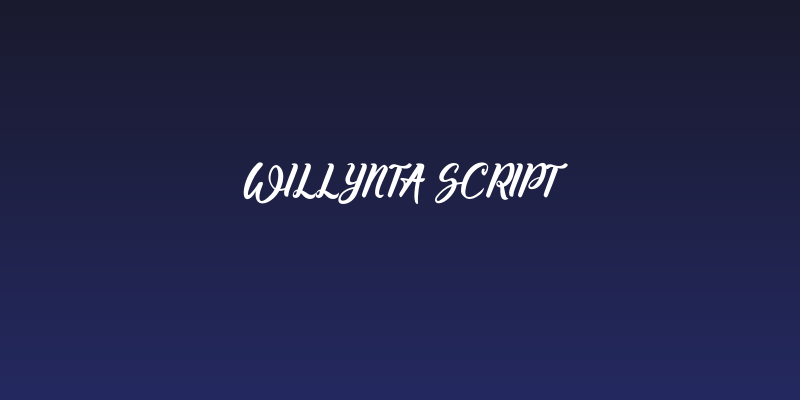 Willynta-Script Social Header