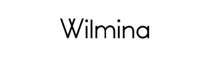 Wilmina  Fuentes Gratis Descargar