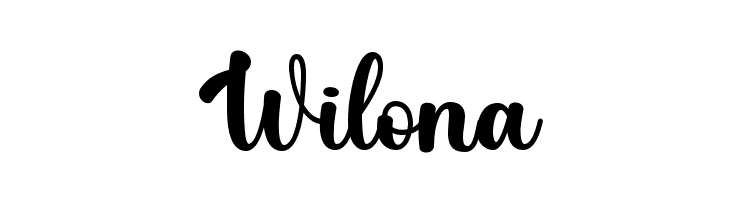 Wilona  baixar fontes gratis