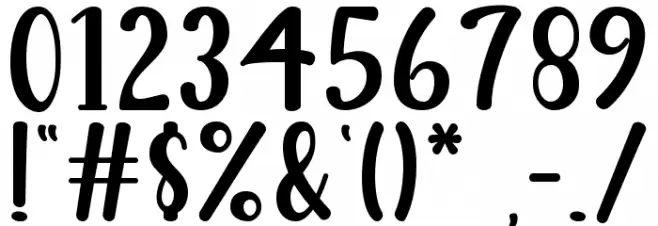 Wilona Font OTHER CHARS