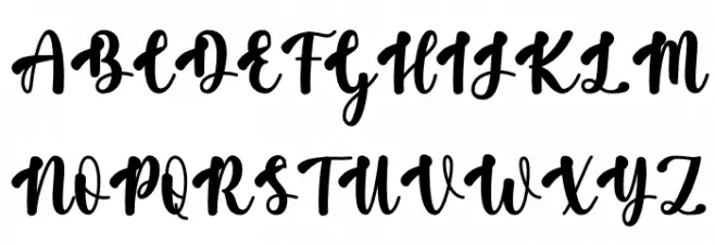 Wilona Schriftart Groß