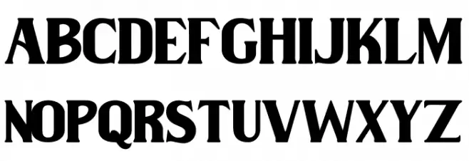 Wilson hawk Schriftart Groß