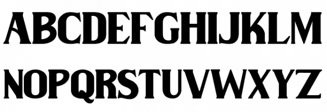 Wilson hawk Schriftart Groß