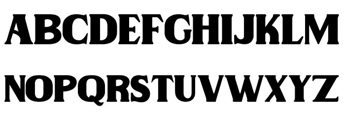 Wilson hawk Schriftart Kleinbuchstaben