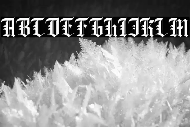 Wilsonwells Font examples