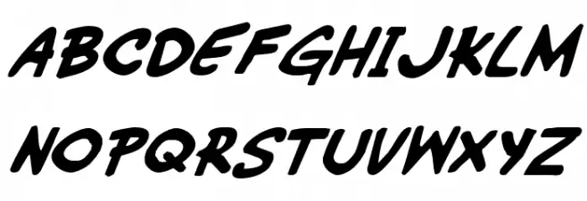 Wimp-Out Italic Fuentes MAYÚSCULAS