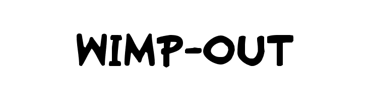 Wimp-Out  免费字体下载