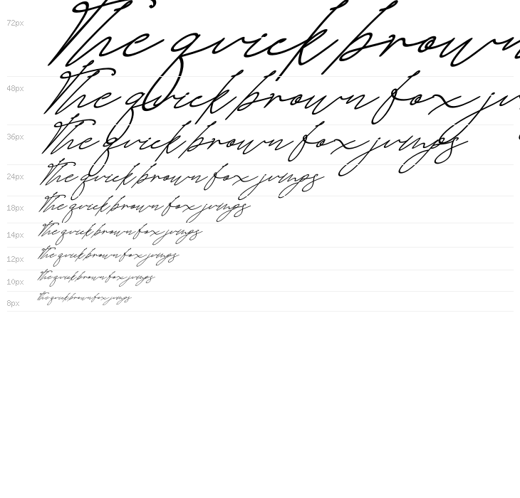 Wimter White Italic Waterfall