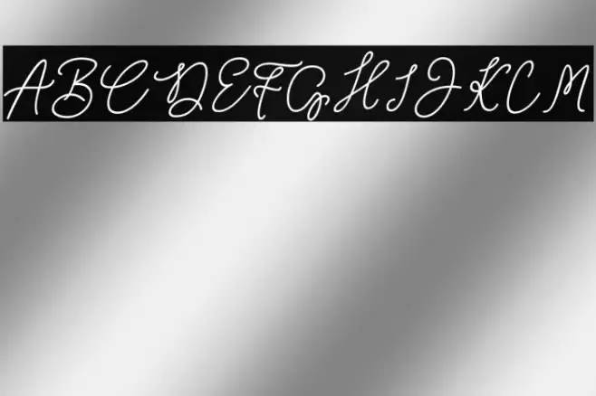 Wimter White Font examples