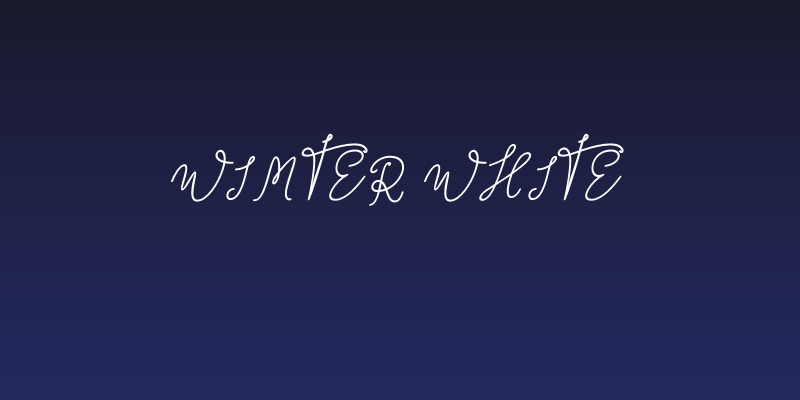 Wimter White Social Header