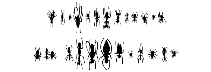Win Bugs Font LOWERCASE
