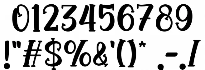 Wina Elicia Font OTHER CHARS