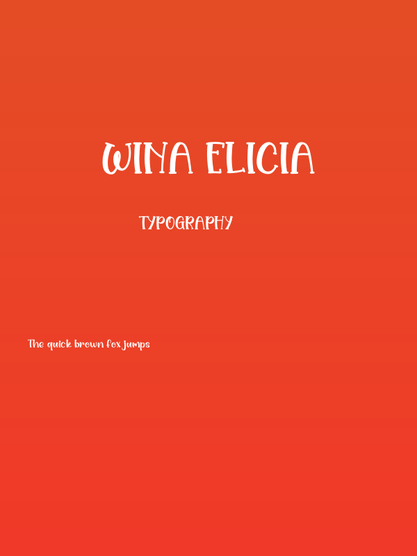 Wina Elicia Poster