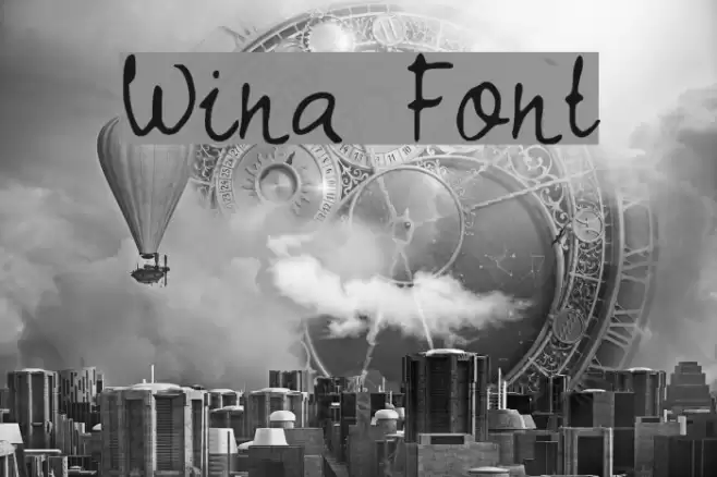 Wina Font examples