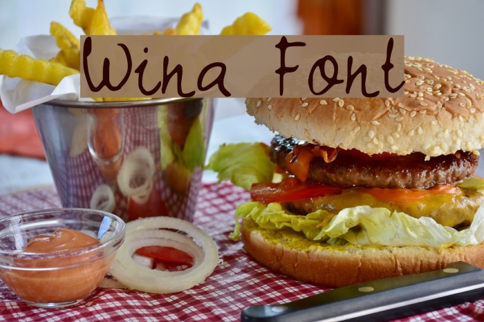 Wina Font examples