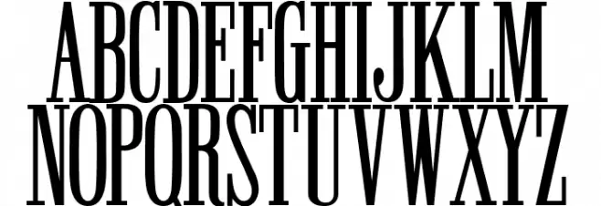 Winchester Caps Schriftart Groß