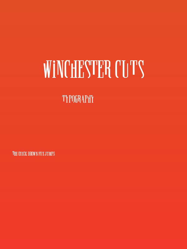 Winchester Cuts Poster