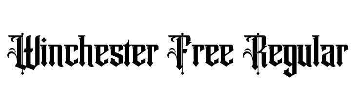 Winchester Free Regular  les polices de caractères gratuit tlcharger