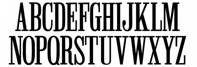 Winchester Regular Font UPPERCASE