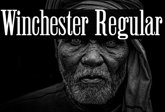 Winchester Regular Example 2