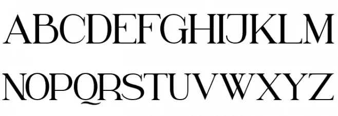Winchester フォント 大文字