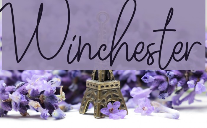 Winchester Font examples