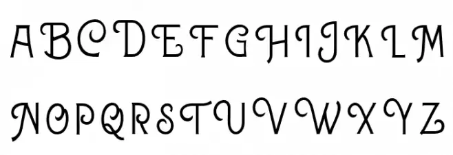 Wincosin Thin Schriftart Groß