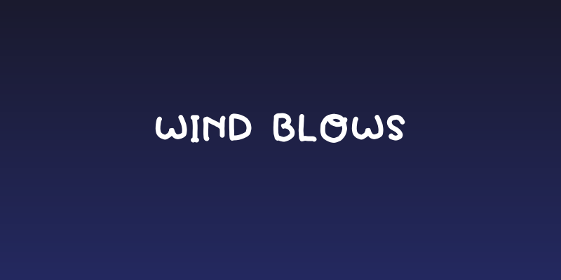 Wind Blows Social Header
